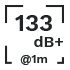 133dB